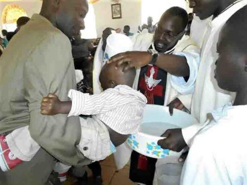 Baptisim at the parish